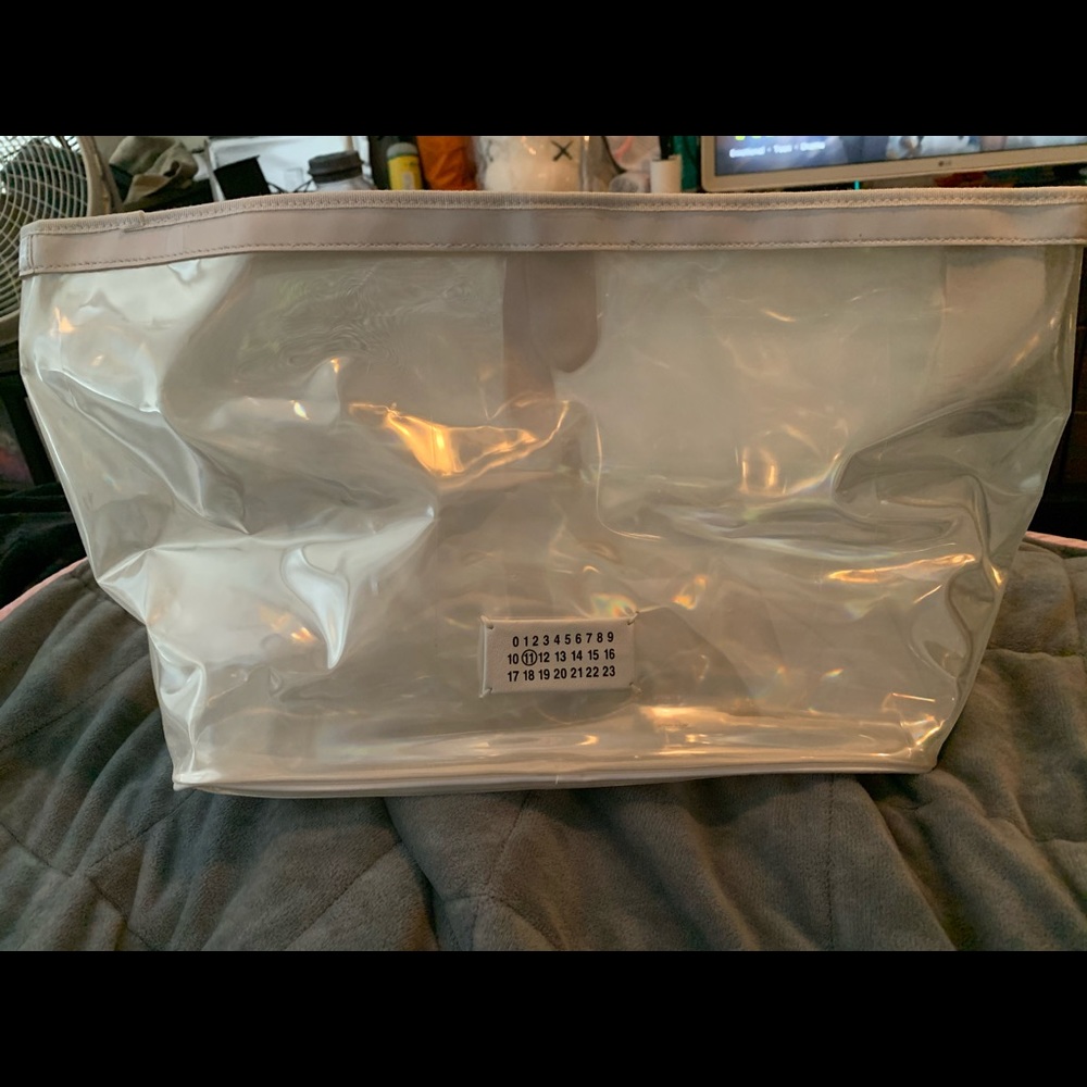 SOLD Maison Margiela Fall 2018 runway pvc clutch